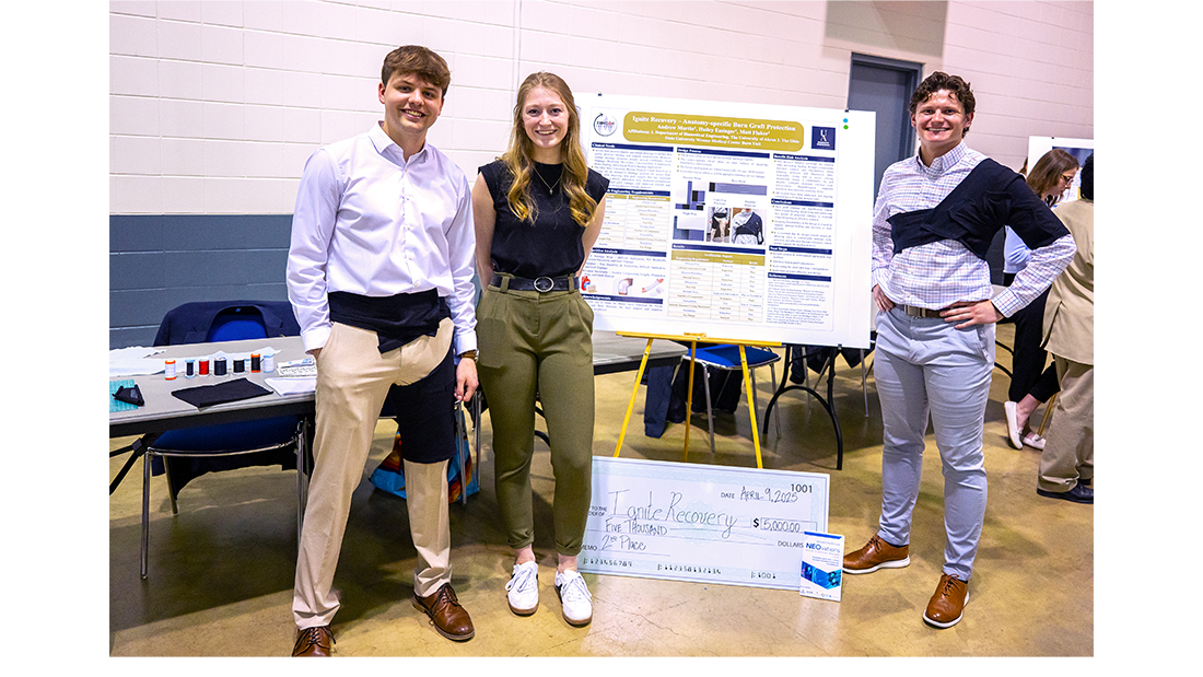 Turning pain into purpose: Engineering students create breakthrough burn bandage